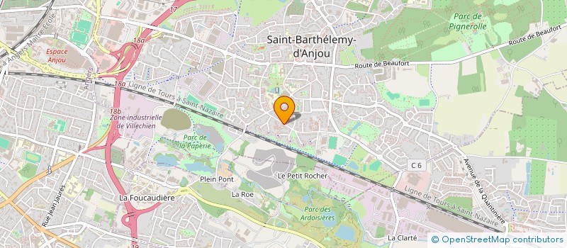 localisation de l'entreprise SCI 29 ET 31 RUE DU VIEUX PONT  SAINT-BARTHELEMY-D'ANJOU