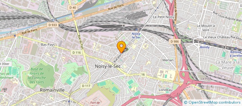 localisation de l'entreprise SCI 29 JAURES à NOISY-LE-SEC