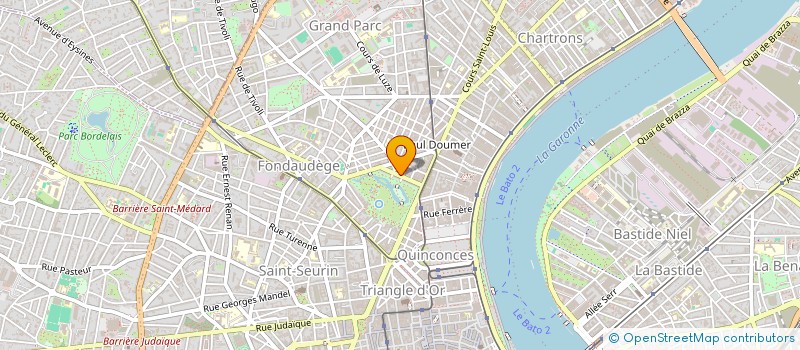 localisation de l'entreprise SCI 29 RUE D'AVIAU  BORDEAUX