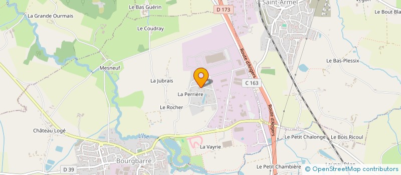 localisation de l'entreprise SCI 29 RUE DE CHATEAUBRIANT  BOURGBARRE