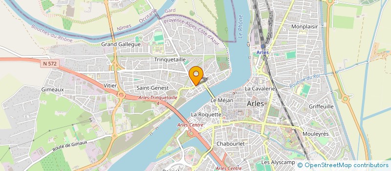 localisation de l'entreprise SCI 29 RUE DE LA VERRERIE  ARLES