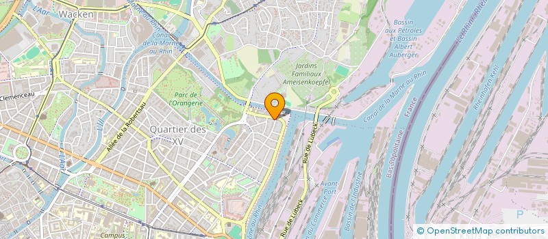 localisation de l'entreprise SCI 29 RUE DES PRES  STRASBOURG