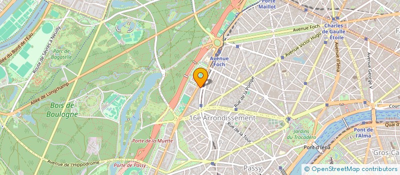 localisation de l'entreprise SCI 29 RUE DUFRESNOY  PARIS