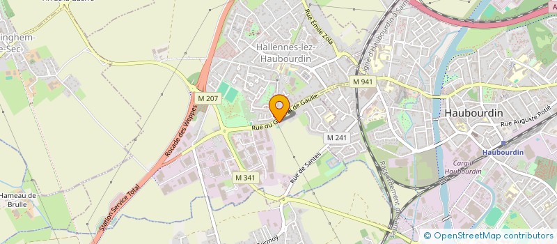 localisation de l'entreprise SCI 29 RUE EMILE ZOLA  HALLENNES-LEZ-HAUBOURDIN