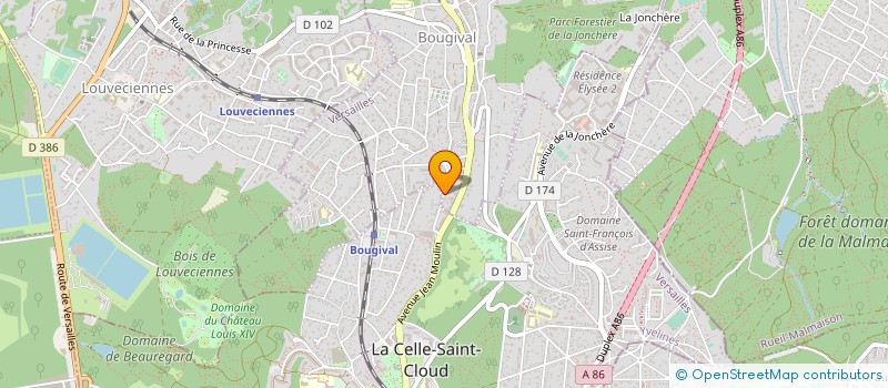 localisation de l'entreprise SCI 29 RUE PIERRE BROSSOLETTE  BOUGIVAL