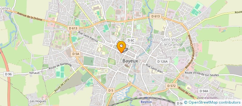 localisation de l'entreprise SCI 29 RUE ST MALO  BAYEUX