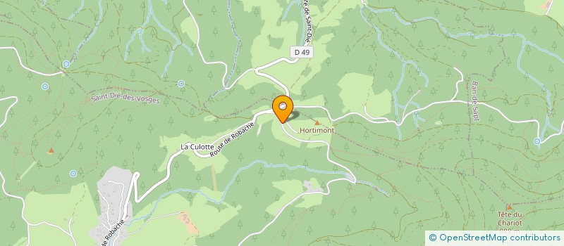 localisation de l'entreprise SCI 2908  SAINT-DIE-DES-VOSGES
