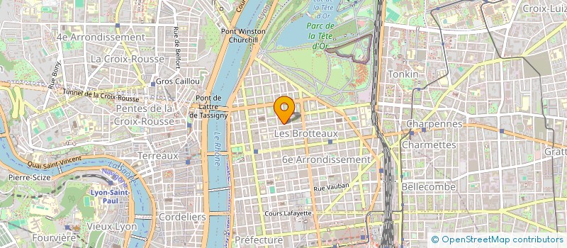 localisation de l'entreprise SCI 296RG  LYON