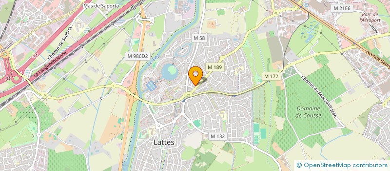 localisation de l'entreprise SCI 2A à LATTES