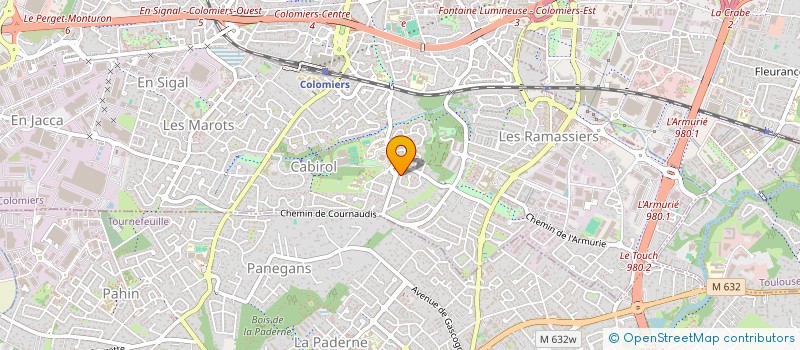 localisation de l'entreprise SCI 2A à COLOMIERS