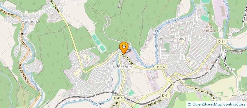 localisation de l'entreprise SCI 2A  HOMECOURT