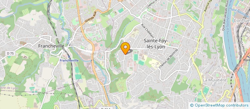 localisation de l'entreprise SCI 2A  SAINTE-FOY-LES-LYON