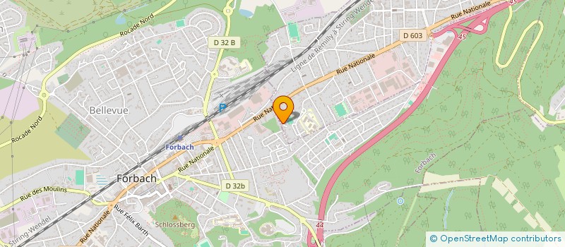 localisation de l'entreprise SCI 2A  STIRING-WENDEL