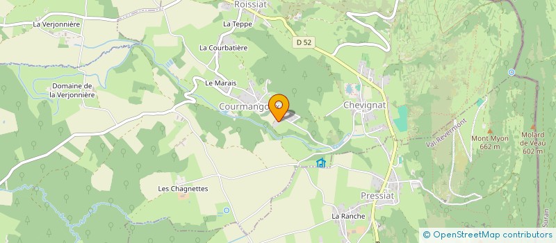 localisation de l'entreprise SCI 2A FAMILY PROJECT  COURMANGOUX