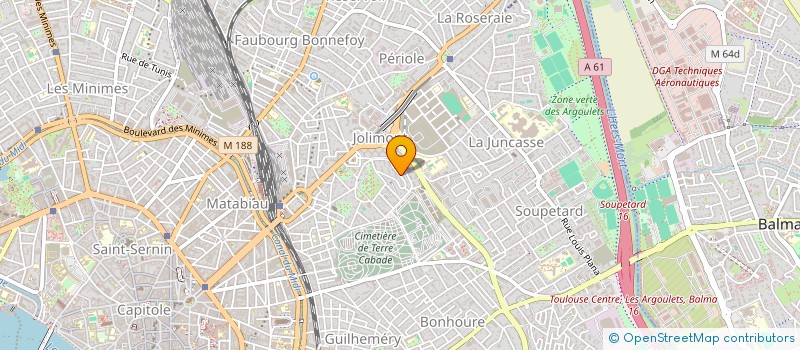 localisation de l'entreprise SCI 2A IMMOBILIER à TOULOUSE