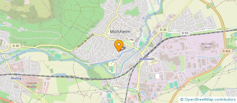 localisation de l'entreprise SCI 2A INVEST  MOLSHEIM