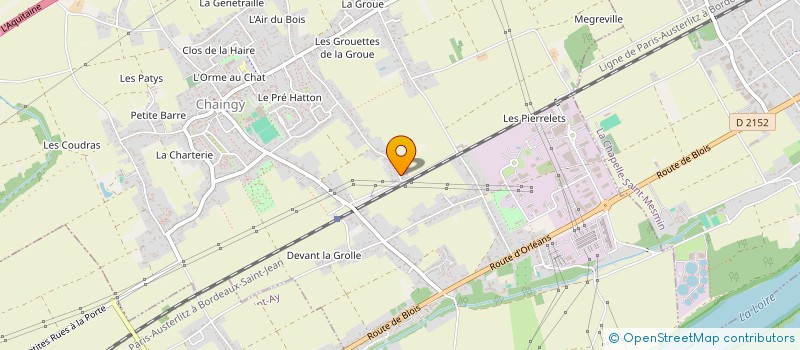localisation de l'entreprise SCI 2A LETOURNEUX à CHAINGY