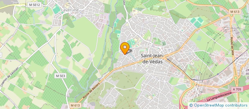 localisation de l'entreprise SCI 2A2P II  SAINT-JEAN-DE-VEDAS