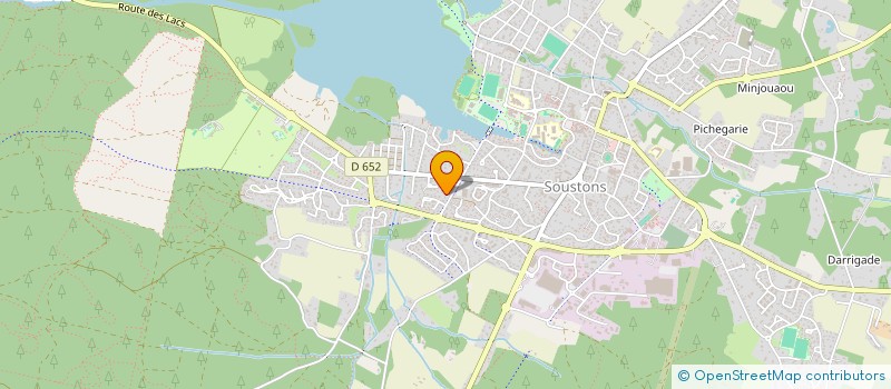 localisation de l'entreprise SCI 2A3MA  SOUSTONS