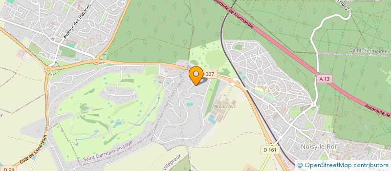 localisation de l'entreprise SCI 2AA à NOISY-LE-ROI