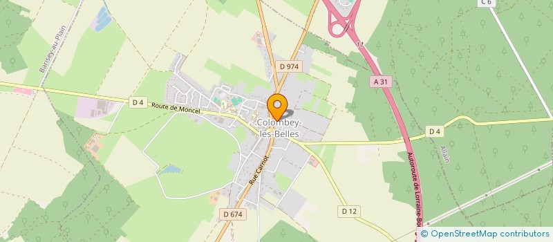 localisation de l'entreprise SCI 2AB  CREPEY