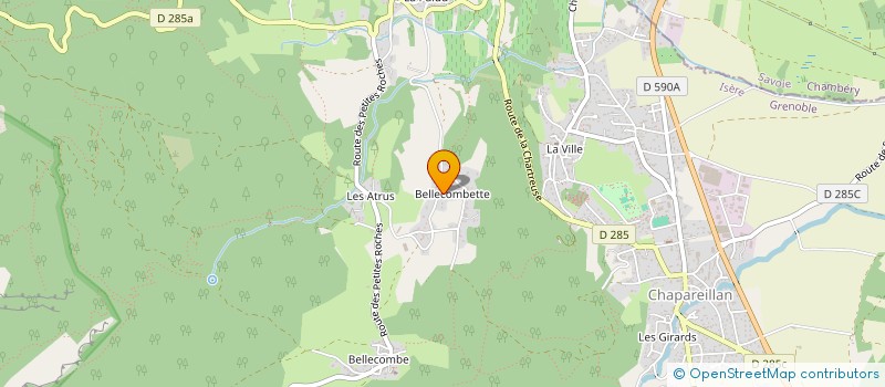 localisation de l'entreprise SCI 2AC  CHAPAREILLAN