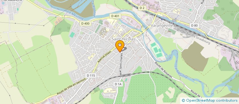 localisation de l'entreprise SCI 2AC  SAINT-NICOLAS-DE-PORT