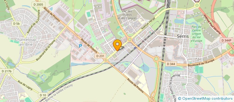 localisation de l'entreprise SCI 2AC INVEST  MONTEVRAIN