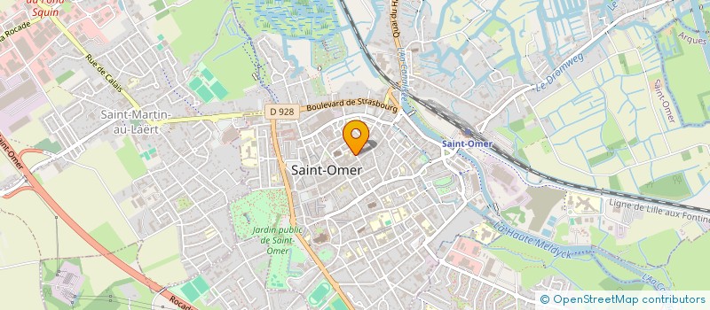 localisation de l'entreprise SCI 2ACP  SAINT-OMER