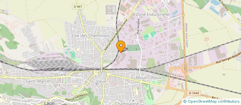 localisation de l'entreprise SCI 2AEC à LAON