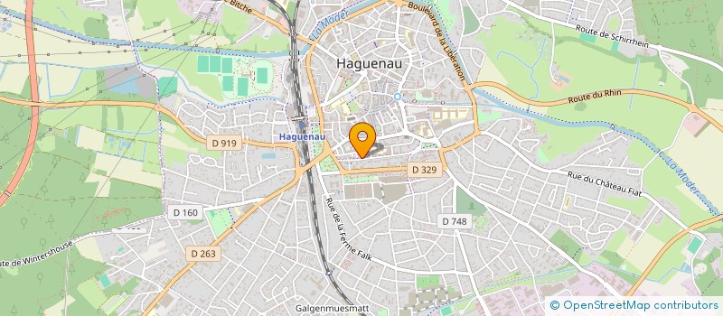 localisation de l'entreprise SCI 2AGK INVEST  HAGUENAU