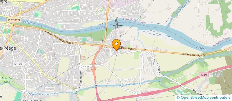 localisation de l'entreprise SCI 2AJL  CHATUZANGE-LE-GOUBET