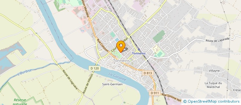 localisation de l'entreprise SCI 2AL  GRATELOUP-SAINT-GAYRAND