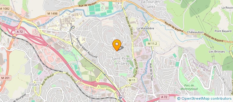 localisation de l'entreprise SCI 2AM  SAINT-PRIEST-EN-JAREZ