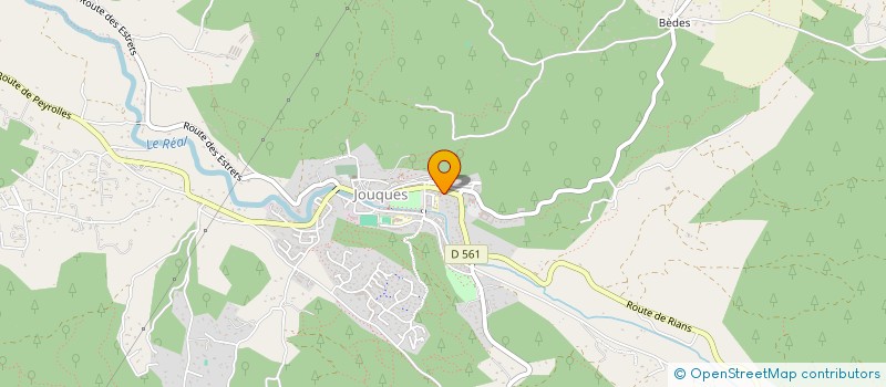 localisation de l'entreprise SCI 2AM  JOUQUES