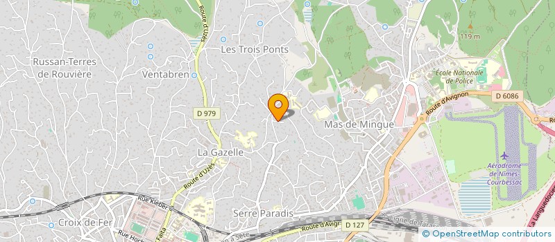 localisation de l'entreprise SCI 2AM  NIMES