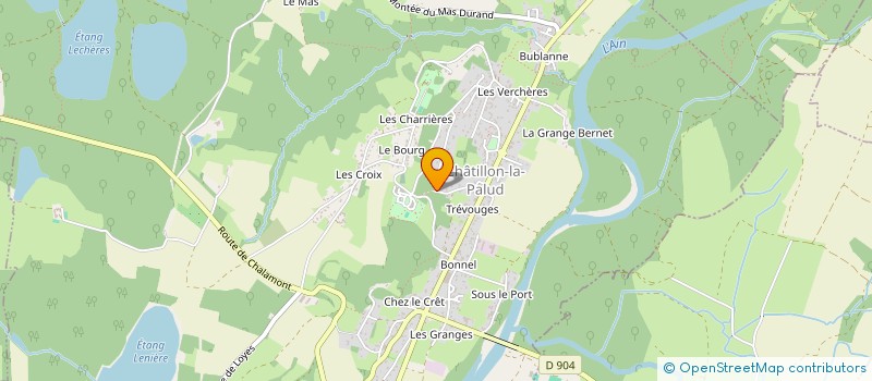 localisation de l'entreprise SCI 2AMTCF à CHATILLON-LA-PALUD