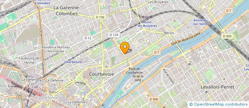 localisation de l'entreprise SCI 2AO à COURBEVOIE