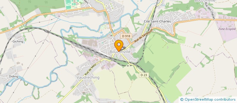 localisation de l'entreprise SCI 2ARF  BOUZONVILLE