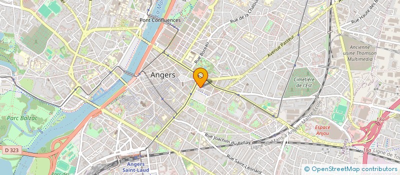 localisation de l'entreprise SCI 2B à ANGERS