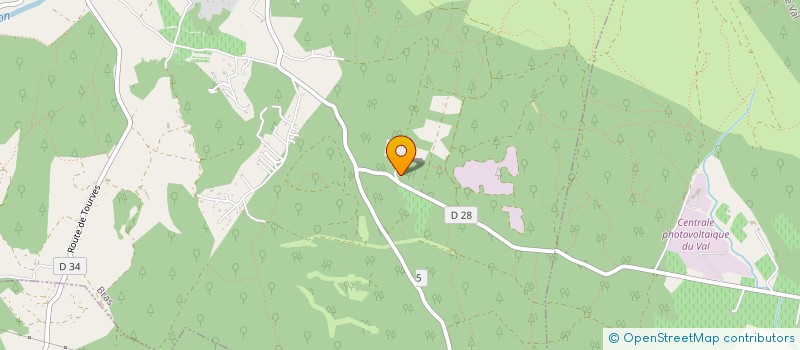 localisation de l'entreprise SCI 2B  BRAS