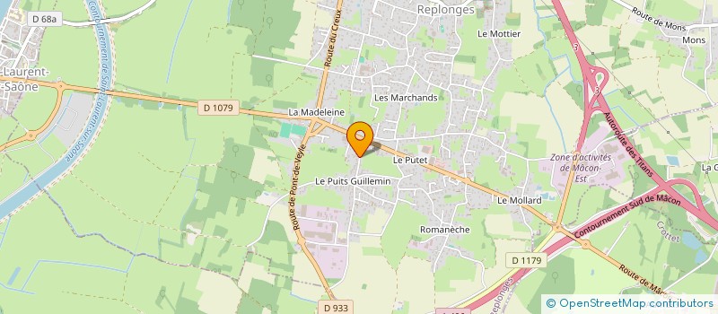 localisation de l'entreprise SCI 2B à REPLONGES