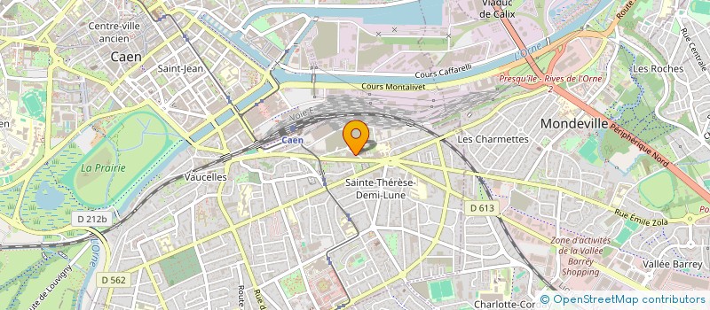 localisation de l'entreprise SCI 2B à CAEN