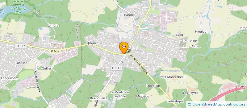 localisation de l'entreprise SCI 2B  TOSSE