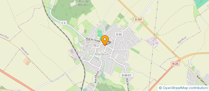 localisation de l'entreprise SCI 2B à MARŒUIL