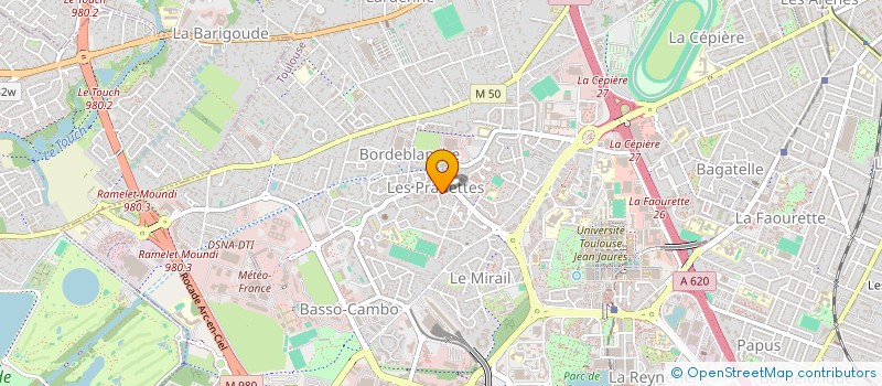 localisation de l'entreprise SCI 2B à TOULOUSE