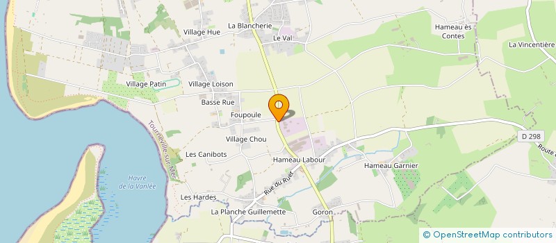 localisation de l'entreprise SCI 2B  TOURNEVILLE-SUR-MER