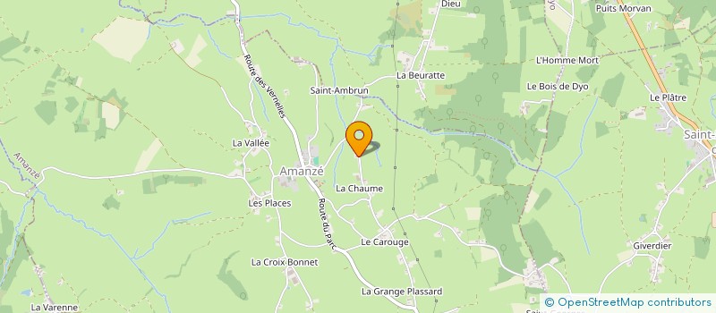 localisation de l'entreprise SCI 2B  AMANZE