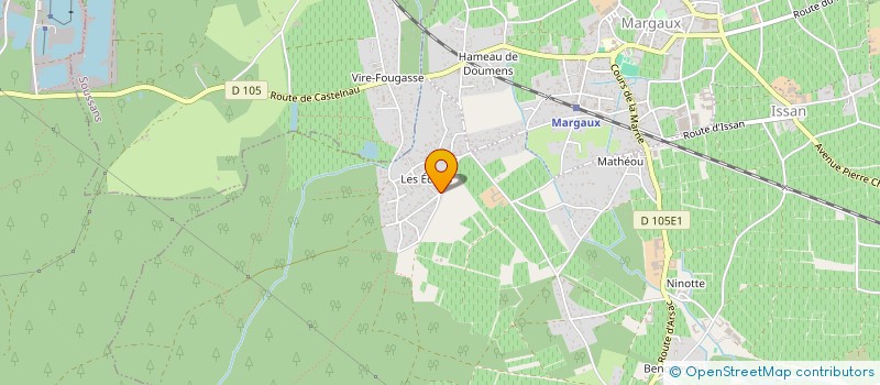 localisation de l'entreprise SCI 2B  MARGAUX-CANTENAC