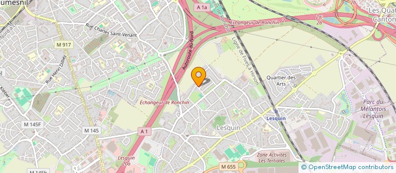 localisation de l'entreprise SCI 2B BOUVINE à LESQUIN